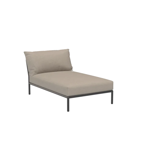 HOUE LEVEL 2 Chaise Longue - Sunbrella Heritage ash