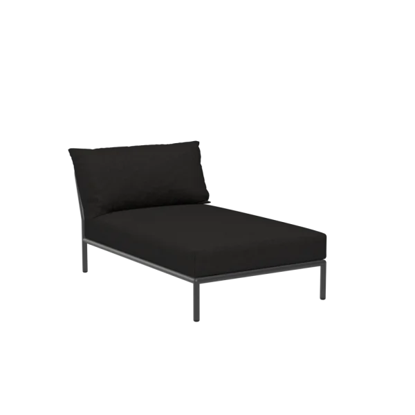 HOUE LEVEL 2 Chaise Longue - Sunbrella Heritage - Char