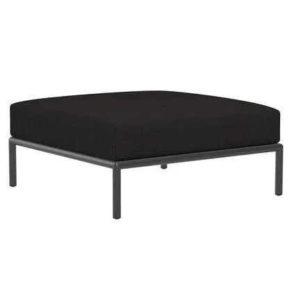 Houe Level2 Ottoman voetenbank Dark Grey frame Char