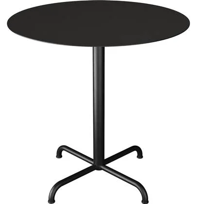 Houe Pico tuintafel Ø74 Black, 4-ster onderstel