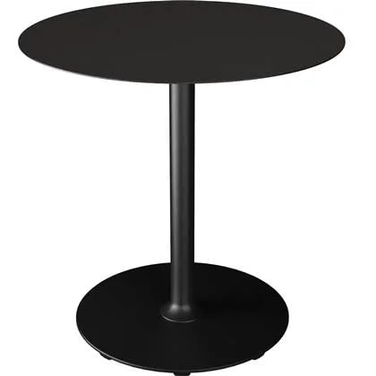 Houe Pico tuintafel Ø74 Black, rond onderstel