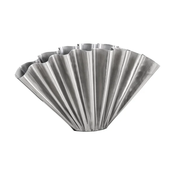 House Doctor Flood vaas Geborsteld silver