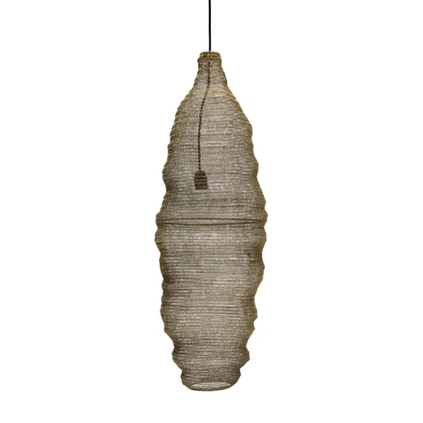 House Doctor - Mesh hanglamp goud ijzer Ø 30 cm