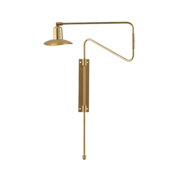 House Doctor - Swing Wandlamp Geel Koper