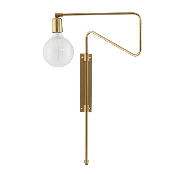 House Doctor Swing wandlamp messing klein - 35 cm.