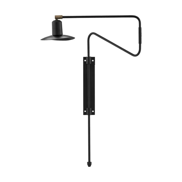 House Doctor Swing wandlamp Zwart