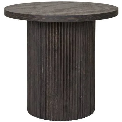 House Nordic Boavista Ronde Bijzettafel Donkerbruin