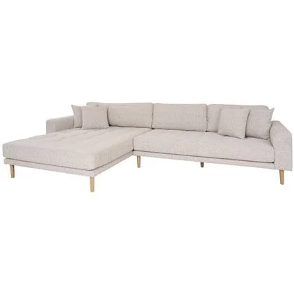 House Nordic Lido Beige 2,5-Zits Hoekbank Links