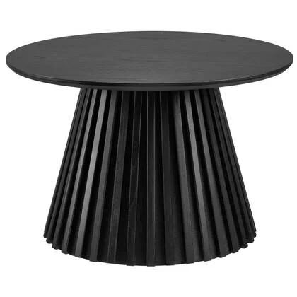 House Nordic Osaka Zwart Eiken Salontafel Rond