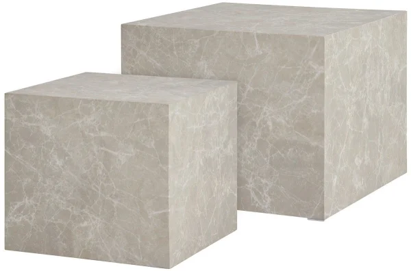 House Nordic Prague Beige Salontafel Set Marmerlook