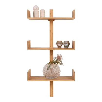 House Nordic - Wandplank Naturel Bamboe - 50x25x102cm - Villa