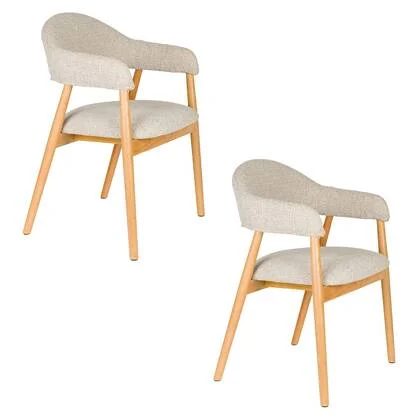 Housecraft Living Eetkamerstoel Kangal set van 2