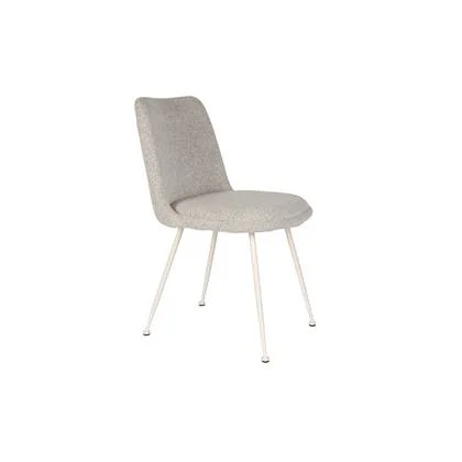 Housecraft Living Fijs Eetkamerstoelen Off-White - Set van 2 - Grijs