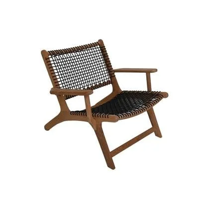 HSM - HSM Collection-Loungestoel met Arm Charita-83x80x70-Naturel-Teak