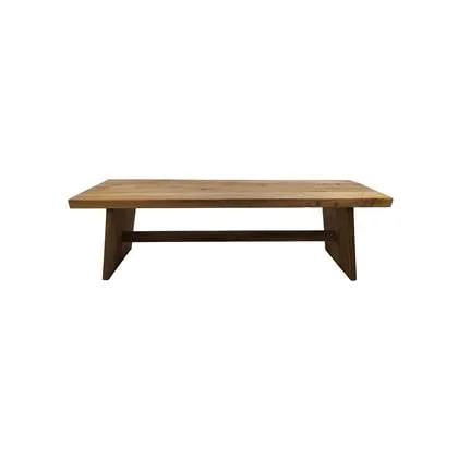 HSM - HSM Collection-Rechthoekige Bank-140x35x45-Naturel-Teak