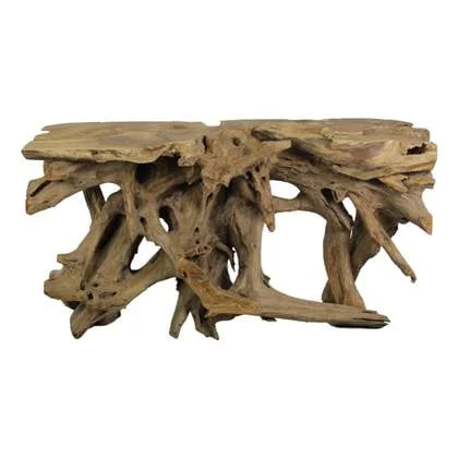 HSM - HSM Collection-Wandtafel Teak Root-150x40x80-Naturel-Teak