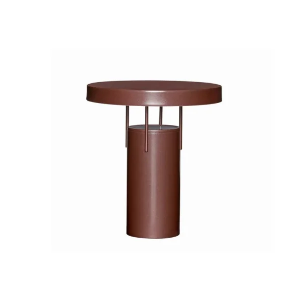 Hübsch - BringMe LED tafellamp bordeauxrood metallic 28 cm MOOI