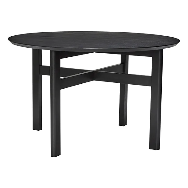 Hübsch-collectie Fjord Eettafel Rond Klein Zwart