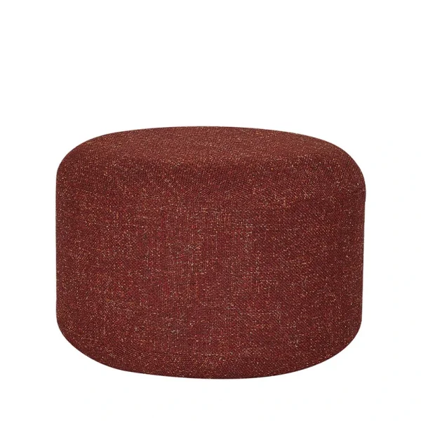 Hübsch - Marshmellow Poef Small Rood
