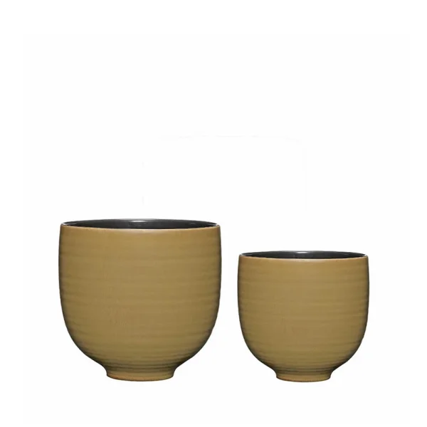 Hübsch - Yuka Pot Set of 2 Groen