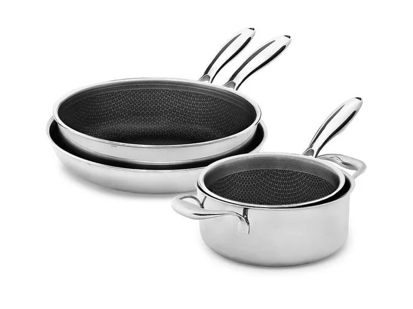 Hybride antiaanbak onyx cookware™ sauteerpan set - 4-delen