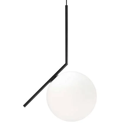 IC Lights S2 hanglamp Ø30 zwart