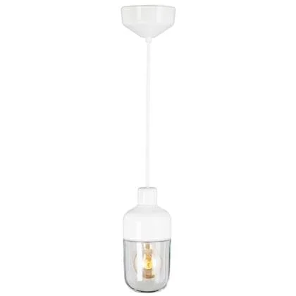 Ifö Electric Ohm hanglamp 100|215 helder glas IP44 Wit