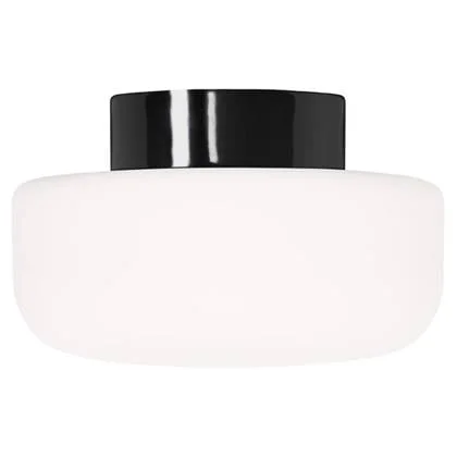 Ifö Electric Solenne 250|156 plafond- en wandlamp Ø25 zwart