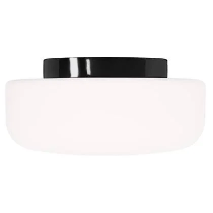 Ifö Electric Solenne 360|176 plafond- en wandlamp Ø32 zwart