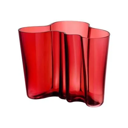 Iittala Alvar Aalto Collection vaas 160mm cranberry