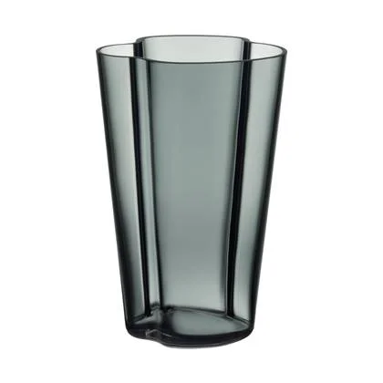 Iittala Alvar Aalto Collection vaas 220mm donkergrijs