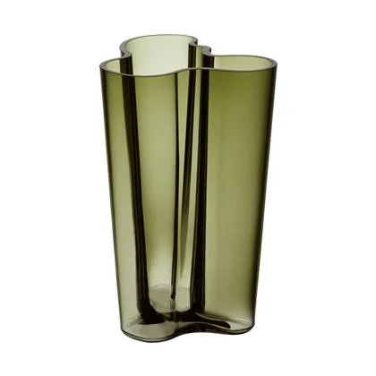 Iittala Alvar Aalto Collection vaas 251mm mosgroen