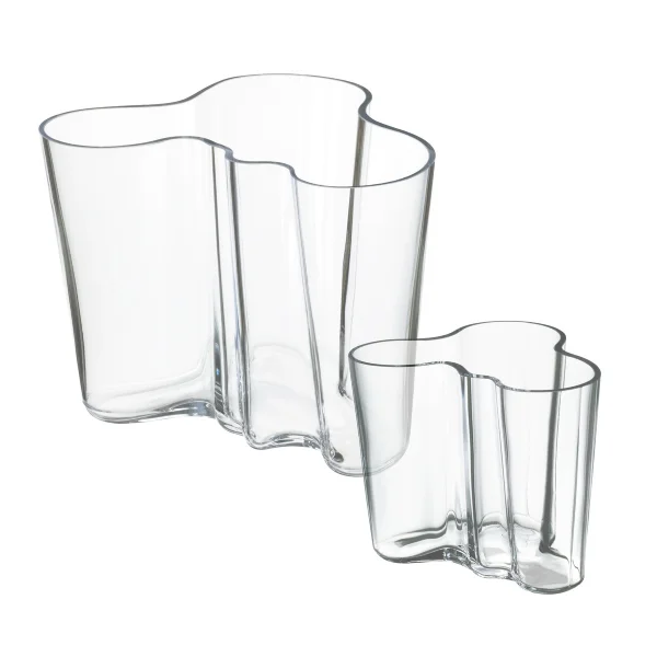 Iittala Alvar Aalto duo vaas helder