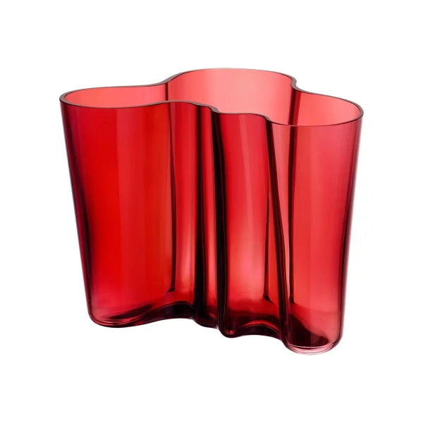 Iittala Alvar Aalto Vaas 16cm - cranberry