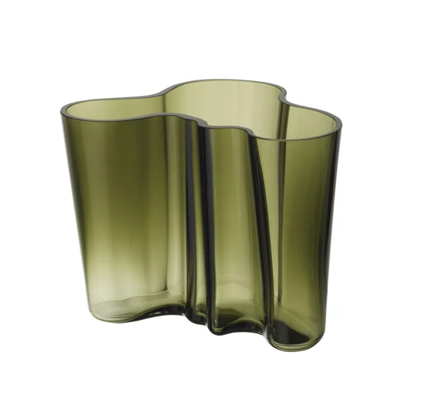 Iittala Alvar Aalto Vaas 16cm - mosgroen