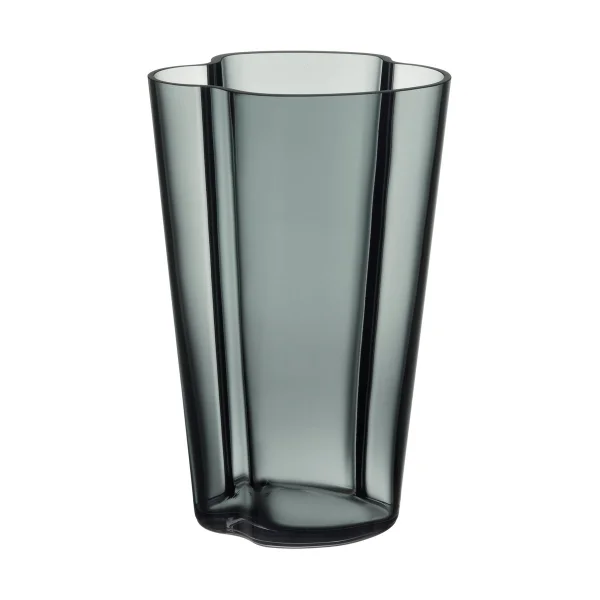 Iittala Alvar Aalto vaas donkergrijs 220 mm.