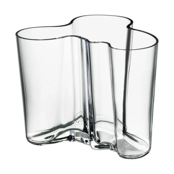 Iittala Alvar Aalto vaas helder 120 mm.