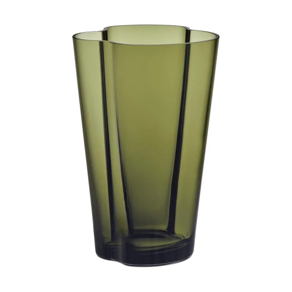 Iittala Alvar Aalto vaas mosgroen 220 mm.