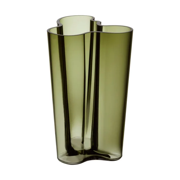 Iittala Alvar Aalto vaas mosgroen 251 mm.