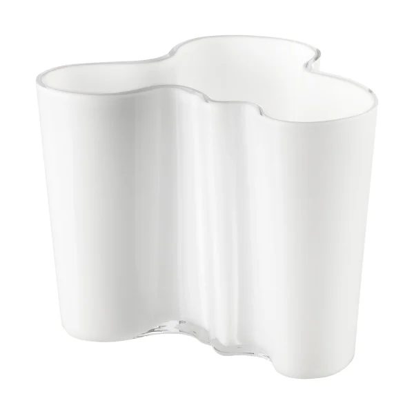 Iittala Alvar Aalto vase opaalwit 120 mm.