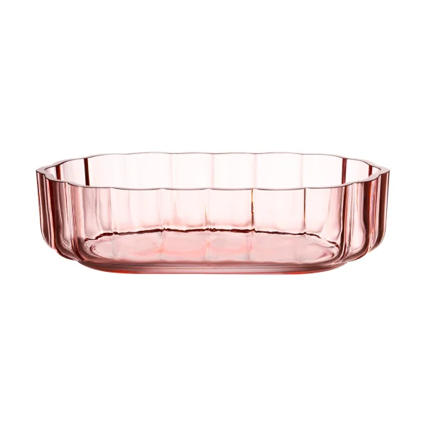 Iittala Play glazen kom laag 50 mm Zalmroze