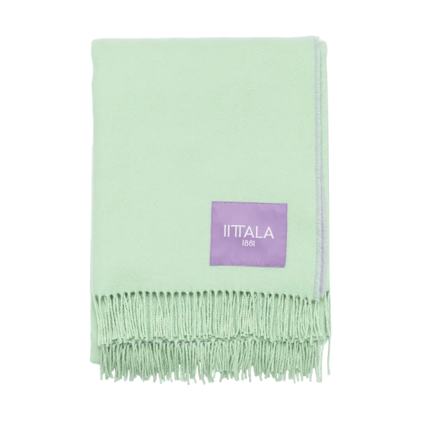 Iittala Play plaid 130x180 cm Mint-lila