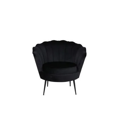 Ilora Fauteuil - Zwart Velours