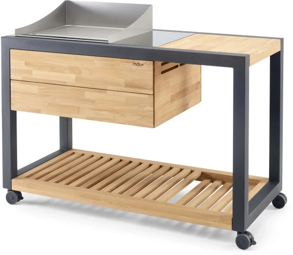 indu+ Arvid Trolley Buitenkeuken - Teppanyaki 58