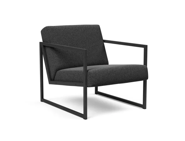 Innovation Living Vikko fauteuil met armleuningen - Bouclé Charcoal