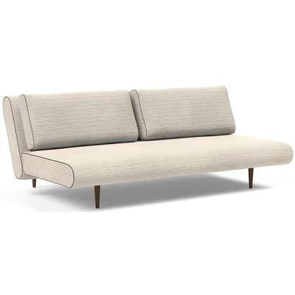 Innovation Unfurl Ivory Corduroy Lounger Slaapbank