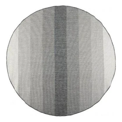 Interieur05 Rond Buitenkleed Boa - Grijs|Wit - Dubbelzijdig - EVA I...