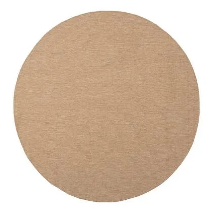 Interieur05 Rond Jute buitenkleed Naturel Uni - 240 x 240 cm