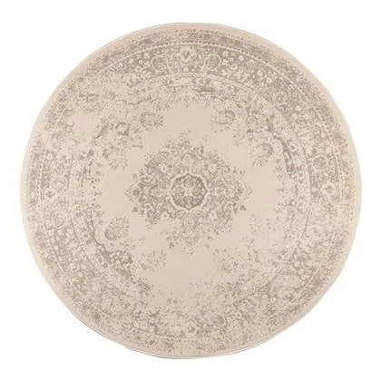 Interieur05 Rond Vintage Vloerkleed Keshan zand|beige-160 cm