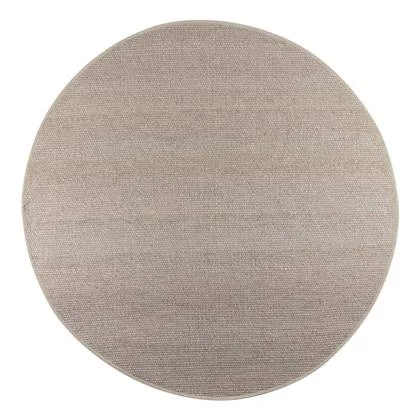 Interieur05 Rond Wollen Vloerkleed Grijs|Beige Vik - 200 x 200 cm